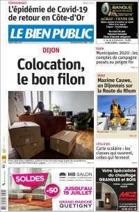 Portada de Le Bien Public (Francia)