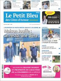 Portada de Le Petit Bleu (Francia)