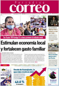 Portada de Correo - El diario del Estado de Guanajuato (M&eacute;xico)