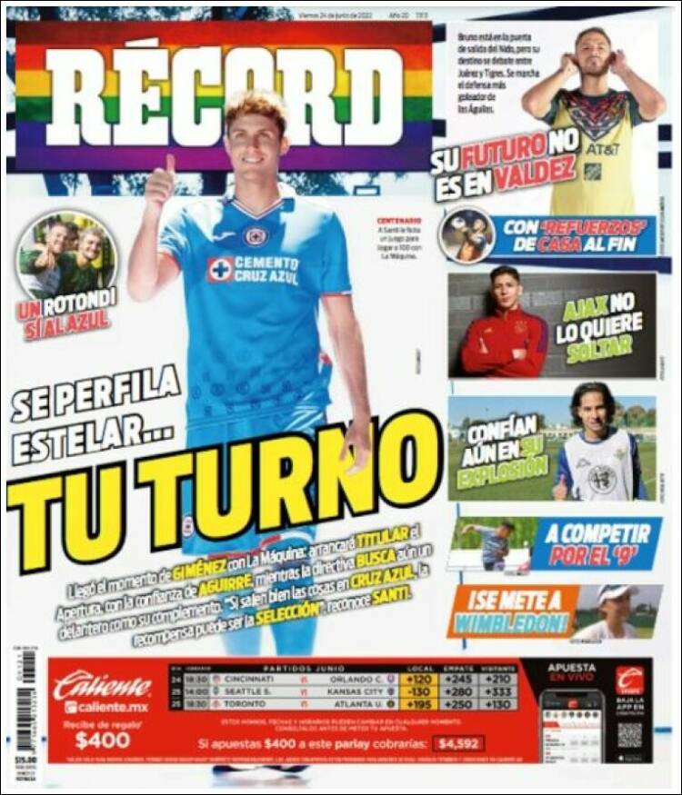 Portada de Record (M&eacute;xico)