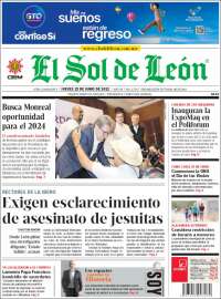 Portada de El Sol de León (M&eacute;xico)
