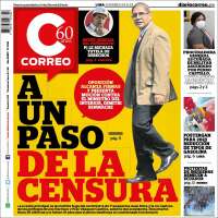 Portada de Diario Correo (Per&uacute;)