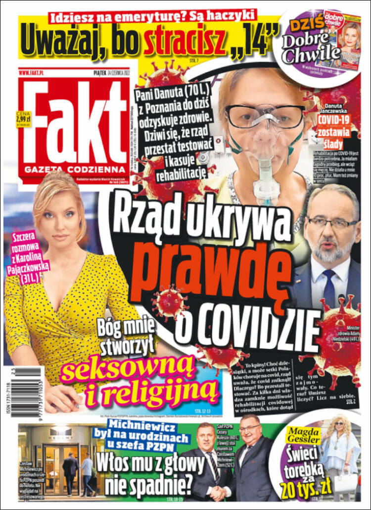 Portada de Fakt (Polonia)