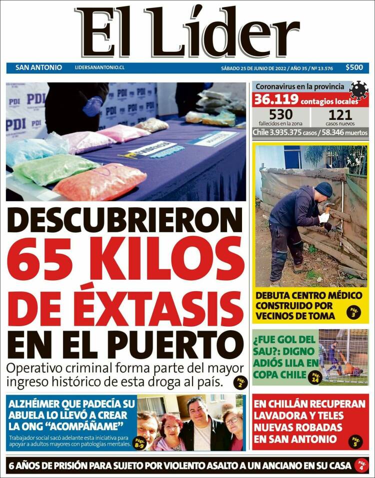Portada de Lider de San Antonio (Chile)