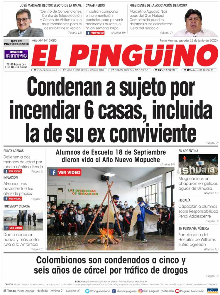 Portada de El Pingüino (Chile)