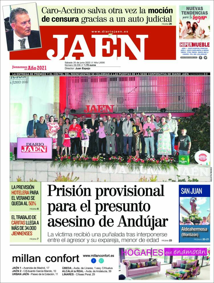 Portada de Diario Jaén (Espa&ntilde;a)