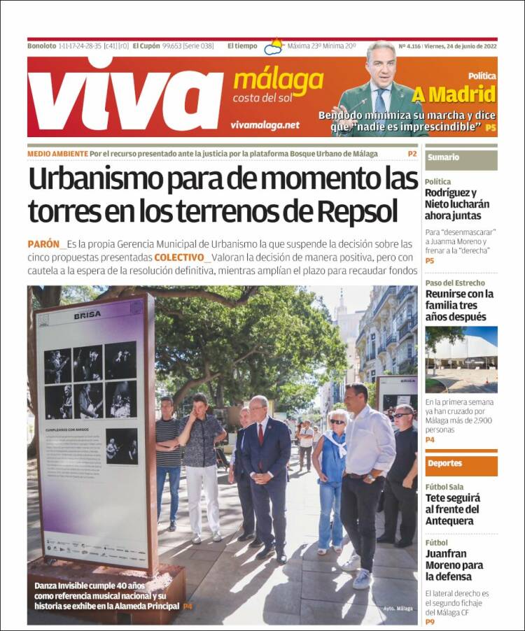 Portada de Viva Málaga (Spain)