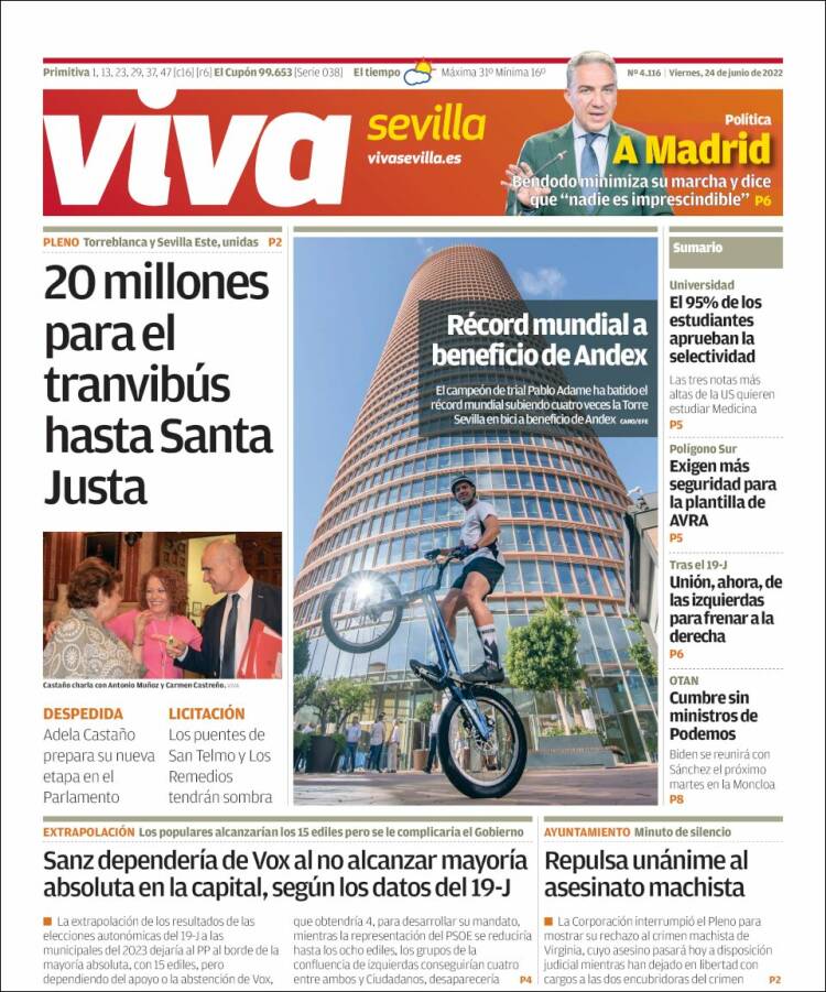 Portada de Viva Sevilla (Spain)