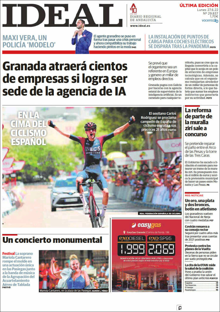 Portada de Ideal (Espagne)