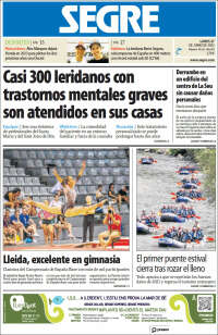 Portada de Segre  (España)