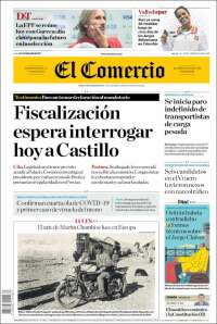Portada de El Comercio (Perú)