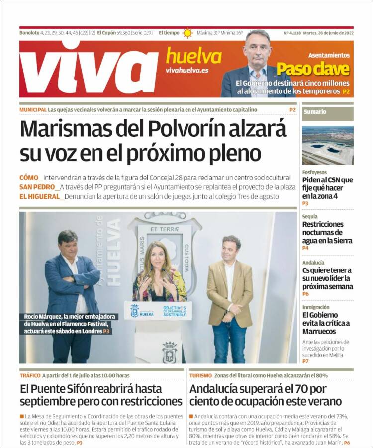 Portada de Viva Huelva (Espa&ntilde;a)