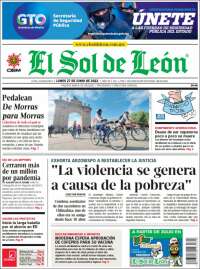 Portada de El Sol de León (M&eacute;xico)