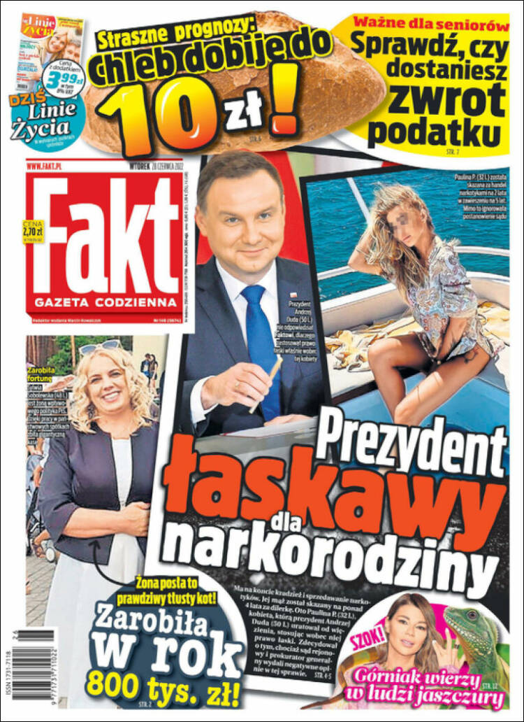Portada de Fakt (Polonia)
