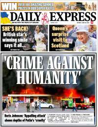 Portada de Daily Express (United Kingdom)
