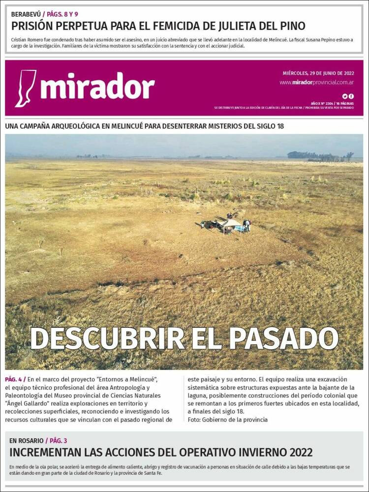 Portada de Mirador Provincial (Argentina)