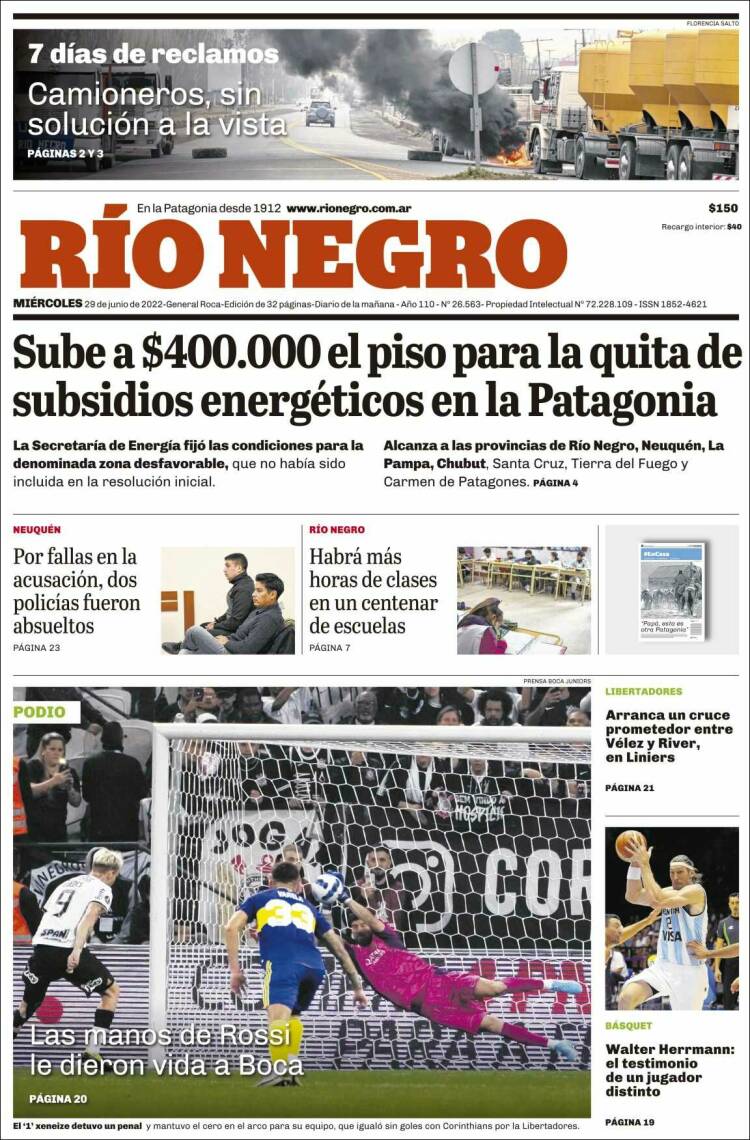 Portada de Rio Negro (Argentina)