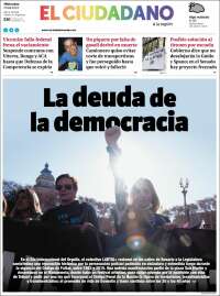 Portada de Diario El Ciudadano (Argentina)