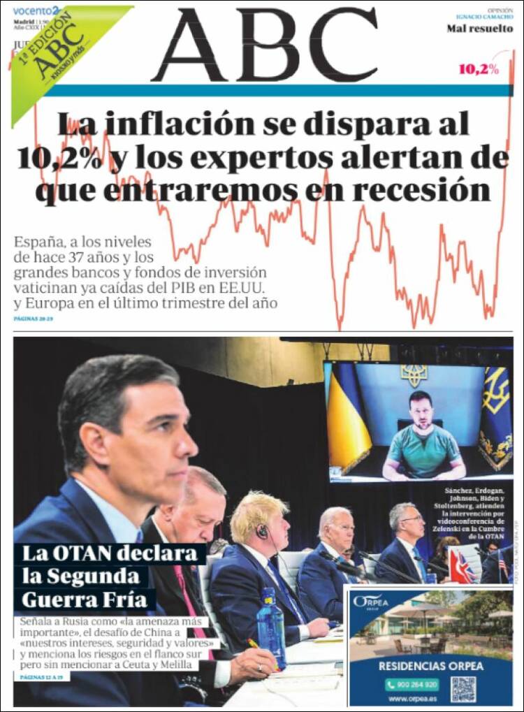 Portada de ABC (Spain)