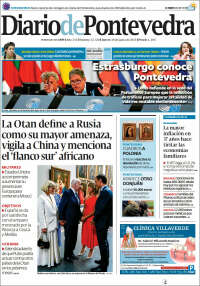 Portada de Diario de Pontevedra (España)