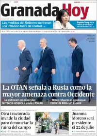 Portada de Granada Hoy (España)