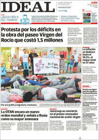 Portada de El Ideal de Jaén (España)