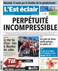 Portada de L'Est Eclair (Francia)