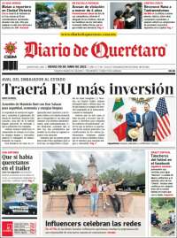 Portada de Diario de Querétaro (México)