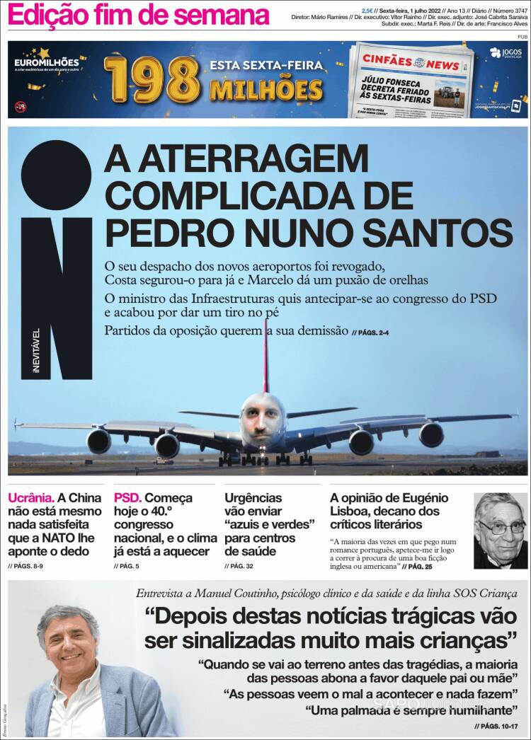 Portada de I - informação (Portugal)