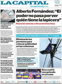 Portada de Diario La Capital - Mar del Plata (Argentina)