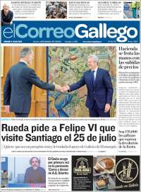 Portada de El Correo Gallego (Espa&ntilde;a)