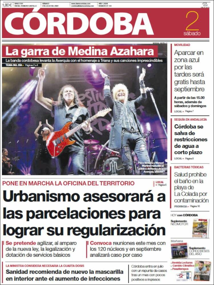 Portada de Diario de Córdoba (Espa&ntilde;a)