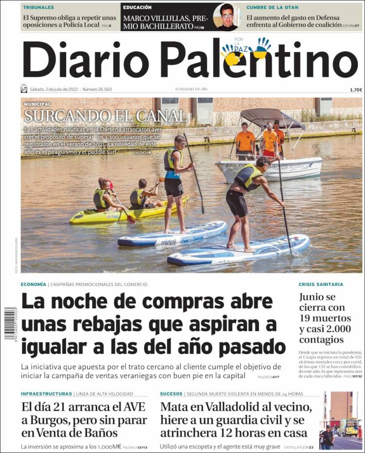 Portada de Diario Palentino (Espa&ntilde;a)