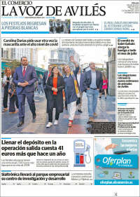 Portada de El Comercio - Avilés (Espa&ntilde;a)