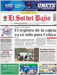 Portada de El Sol del Bajio (M&eacute;xico)