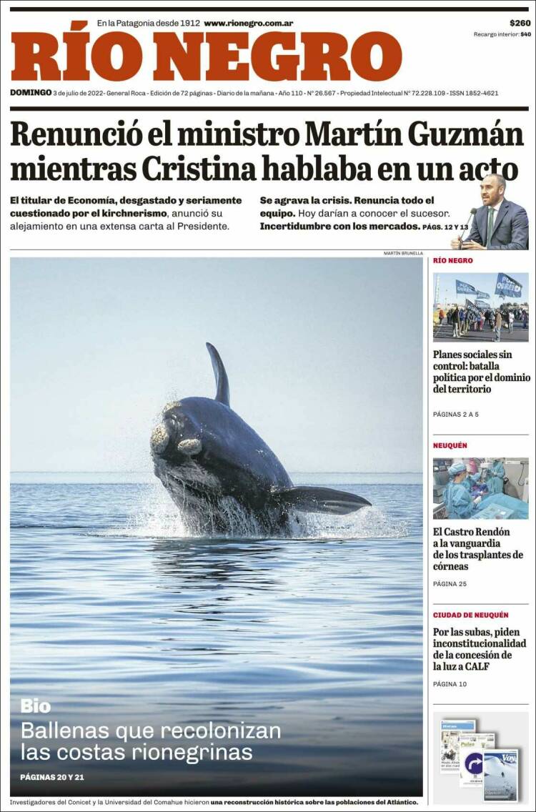 Portada de Rio Negro (Argentina)