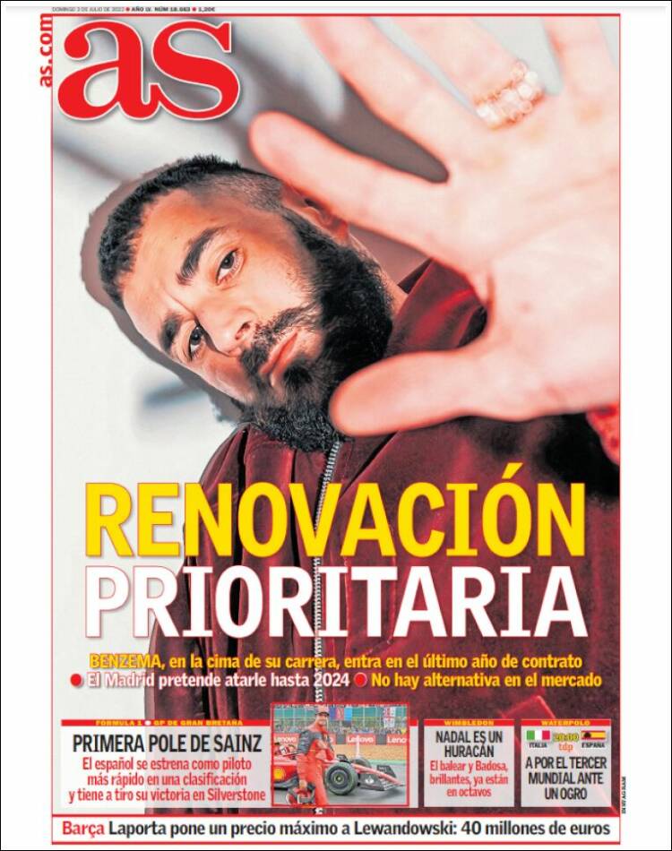 Portada de As (España)