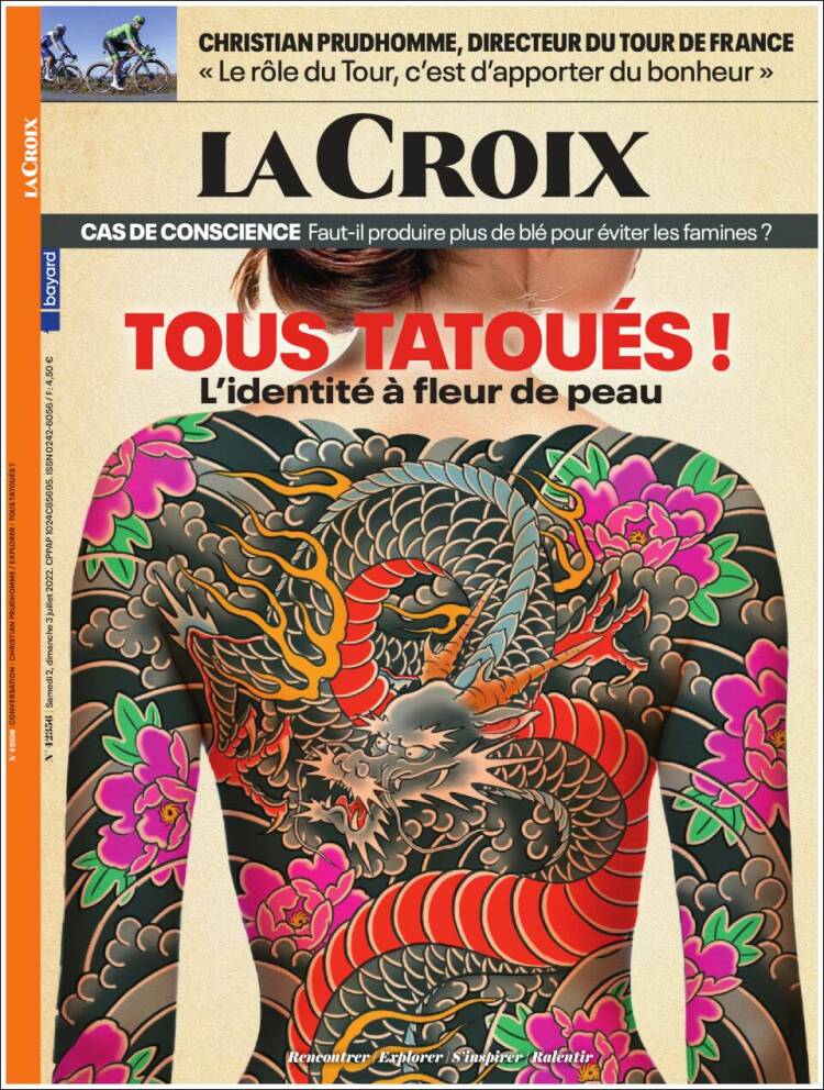 Portada de La Croix (Francia)