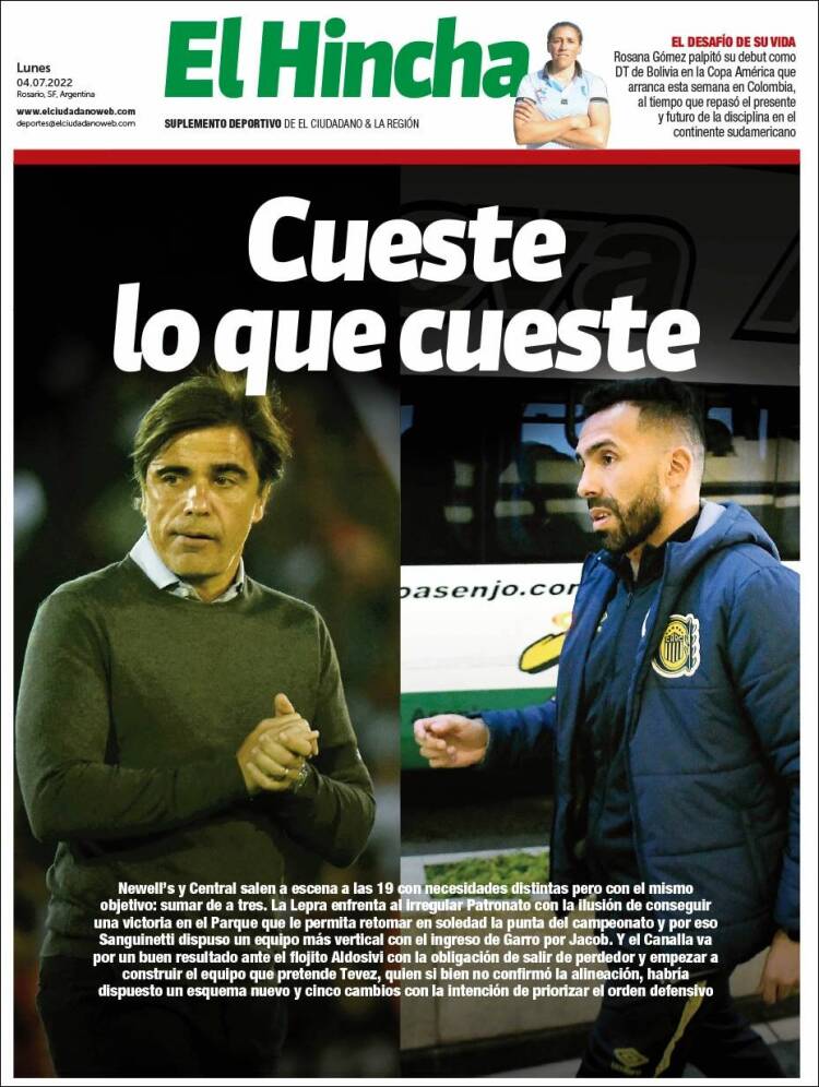 Portada de El Hincha (Argentina)