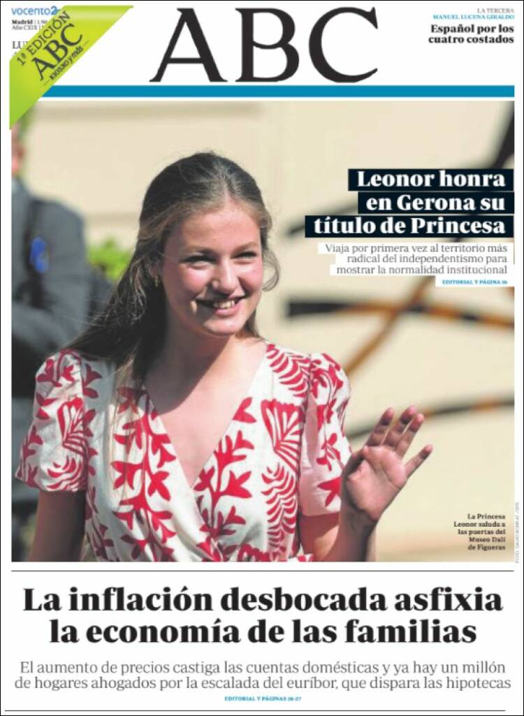 Portada de ABC (España)