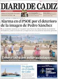 Portada de Diario de Cádiz (España)