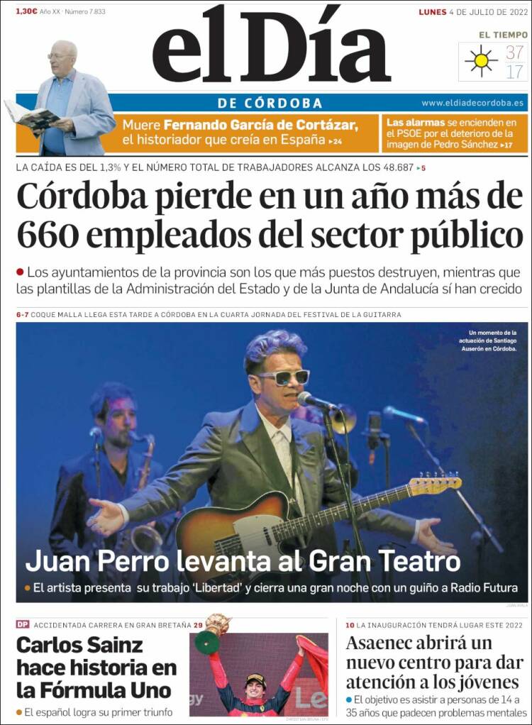 Portada de El Día de Córdoba (Spain)