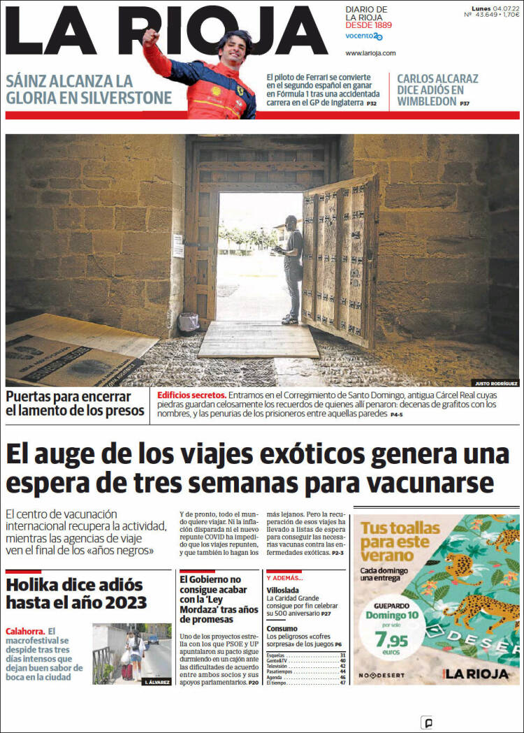 Portada de La Rioja (España)