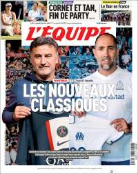 Newspaper L'Equipe (France). Newspapers In France. Today's Press Covers ...