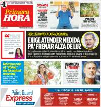 Portada de Primera Hora (Puerto Rico)