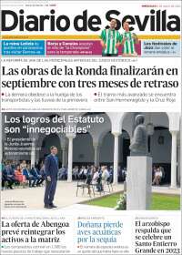 Portada de Diario de Sevilla (España)