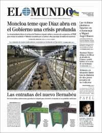 Portada de El Mundo (España)