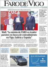 Portada de Faro de Vigo (España)