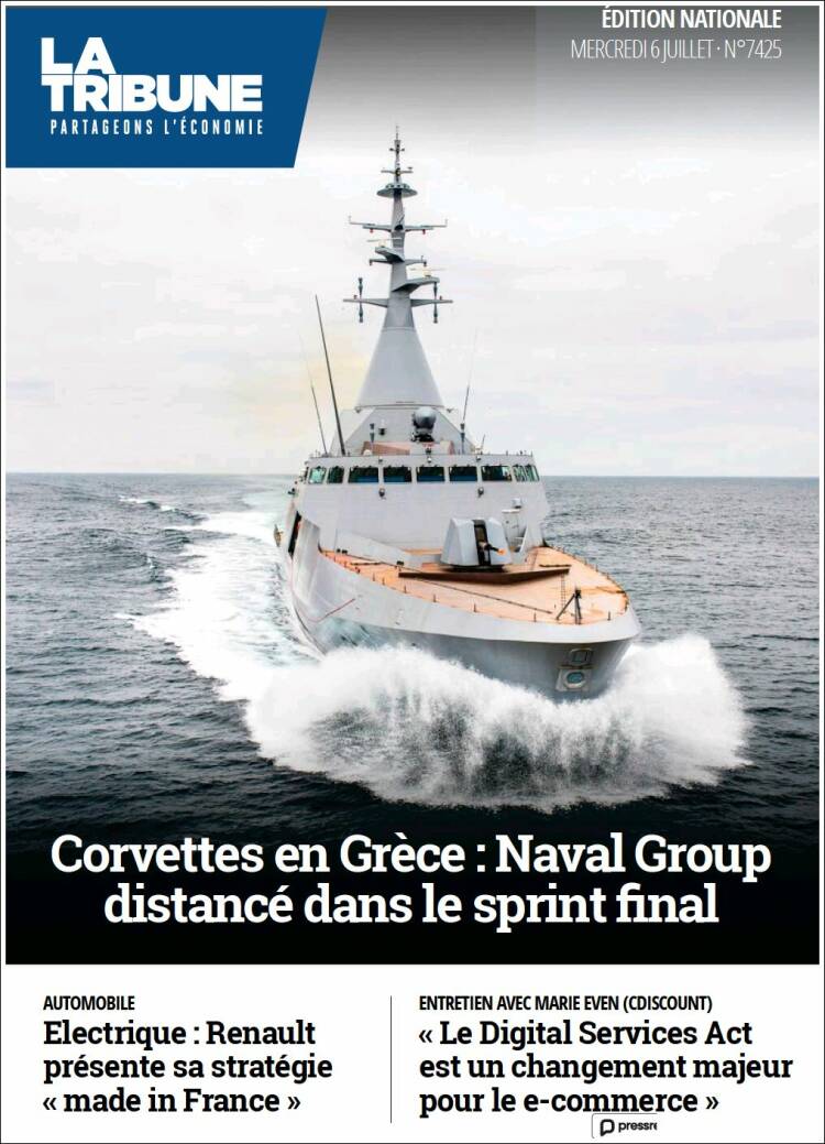 Portada de La Tribune (France)