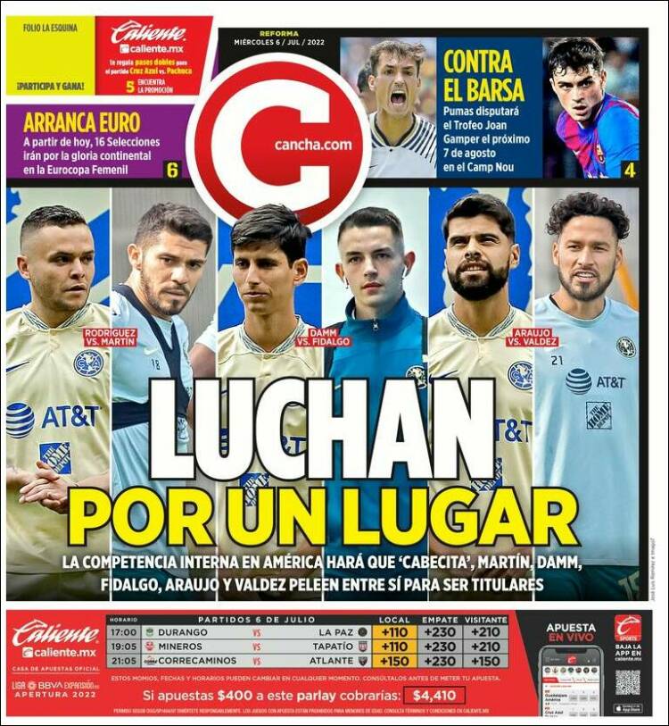 Portada de Cancha (México)